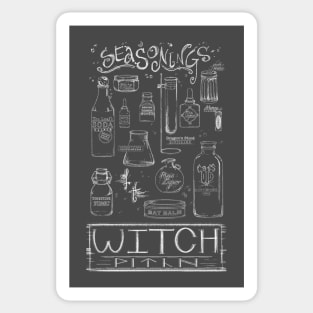 Seasonings of the witch Sticker